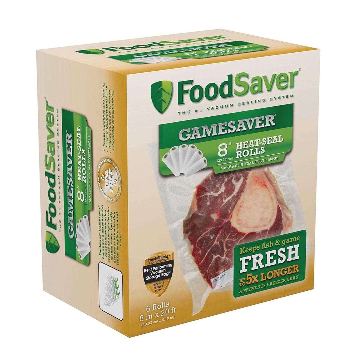 FoodSaver GameSaver 8 Rolls