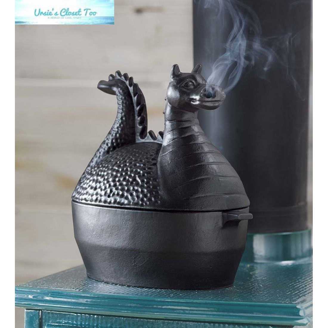 Plow & Hearth Dragon Woodstove Steamer in Cast Iron