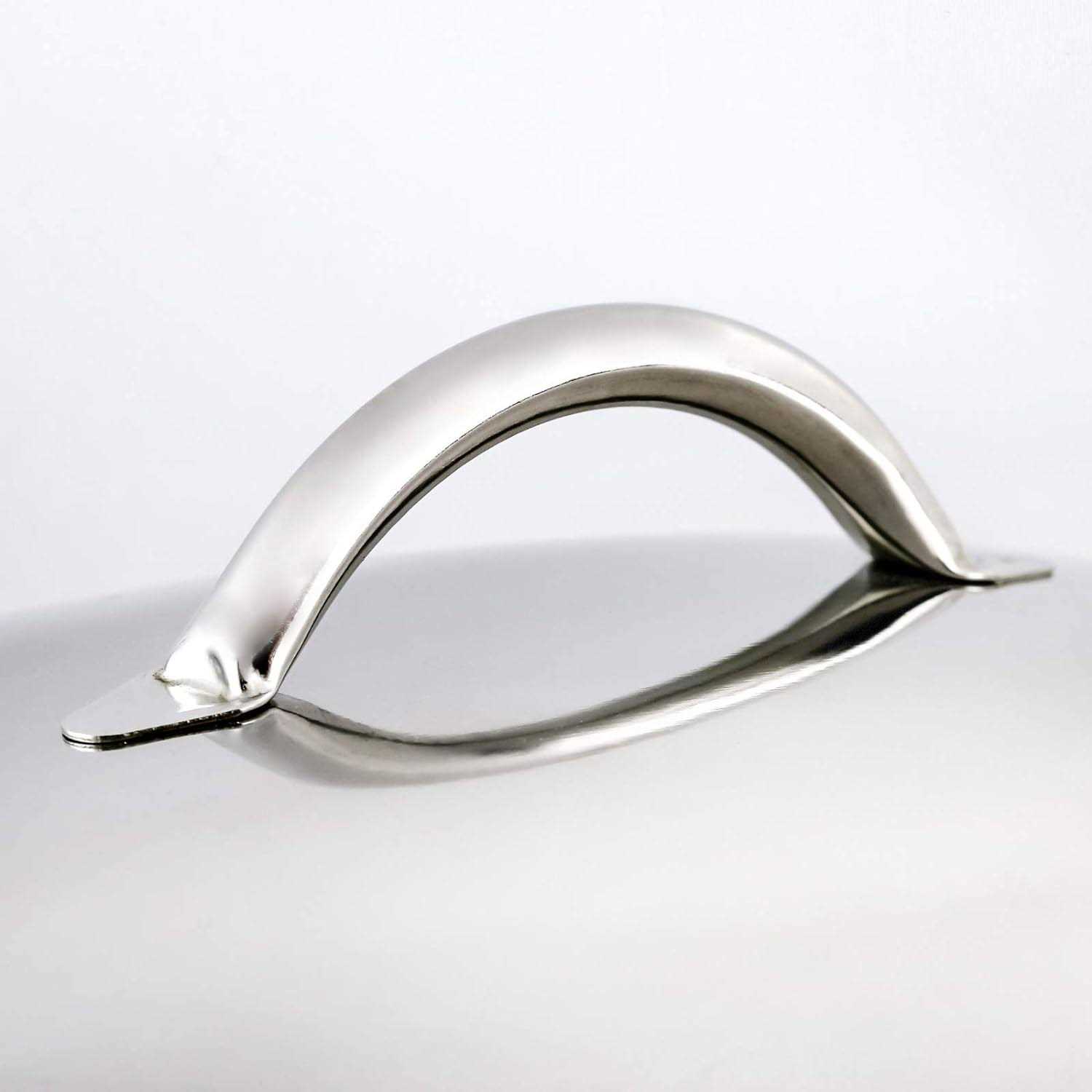 Ovente Kitchen Oval Roasting Pan 16 Inch Stainless Steel Baking Tray with Lid & Rack