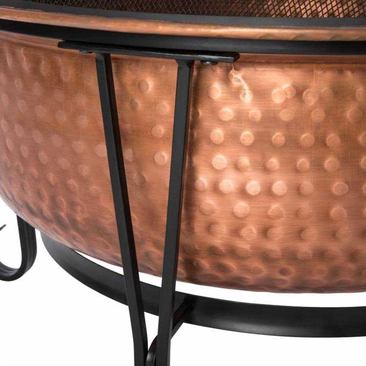 Fire Sense Palermo Wood Burning Copper Fire Pit