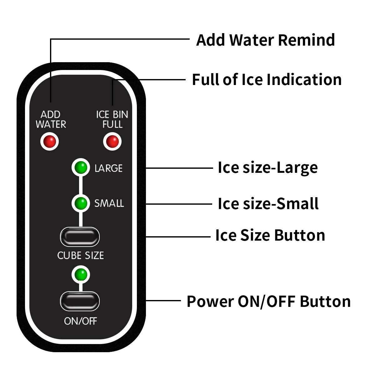Euhomy Ice Maker Machine Countertop 26 lbs in 24 Hours 9 Cubes Ready Mins