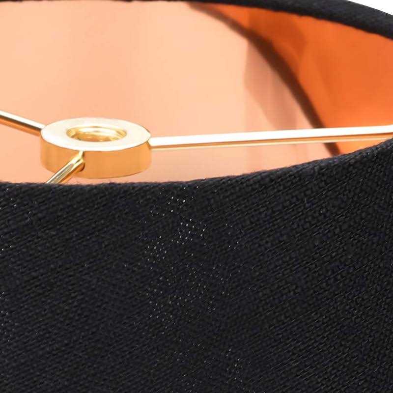 ALUCSET Medium Lamp Shade, Barrel Fabric Lampshade for Table Lamp and Floor Light