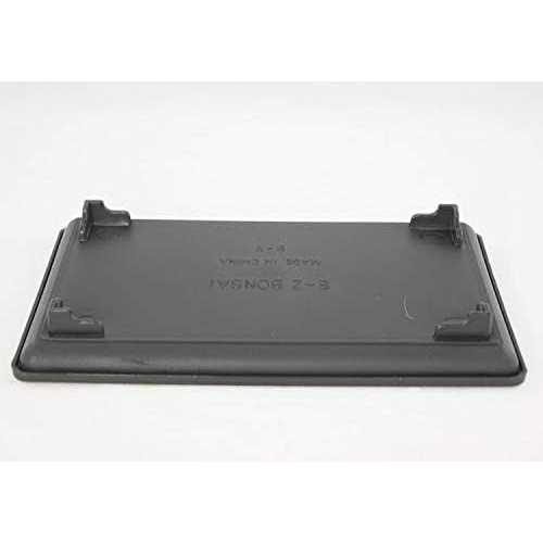 1 Rectangular Black Plastic Humidity/Drip Tray for Bonsai Tree 10.5x 7x 1