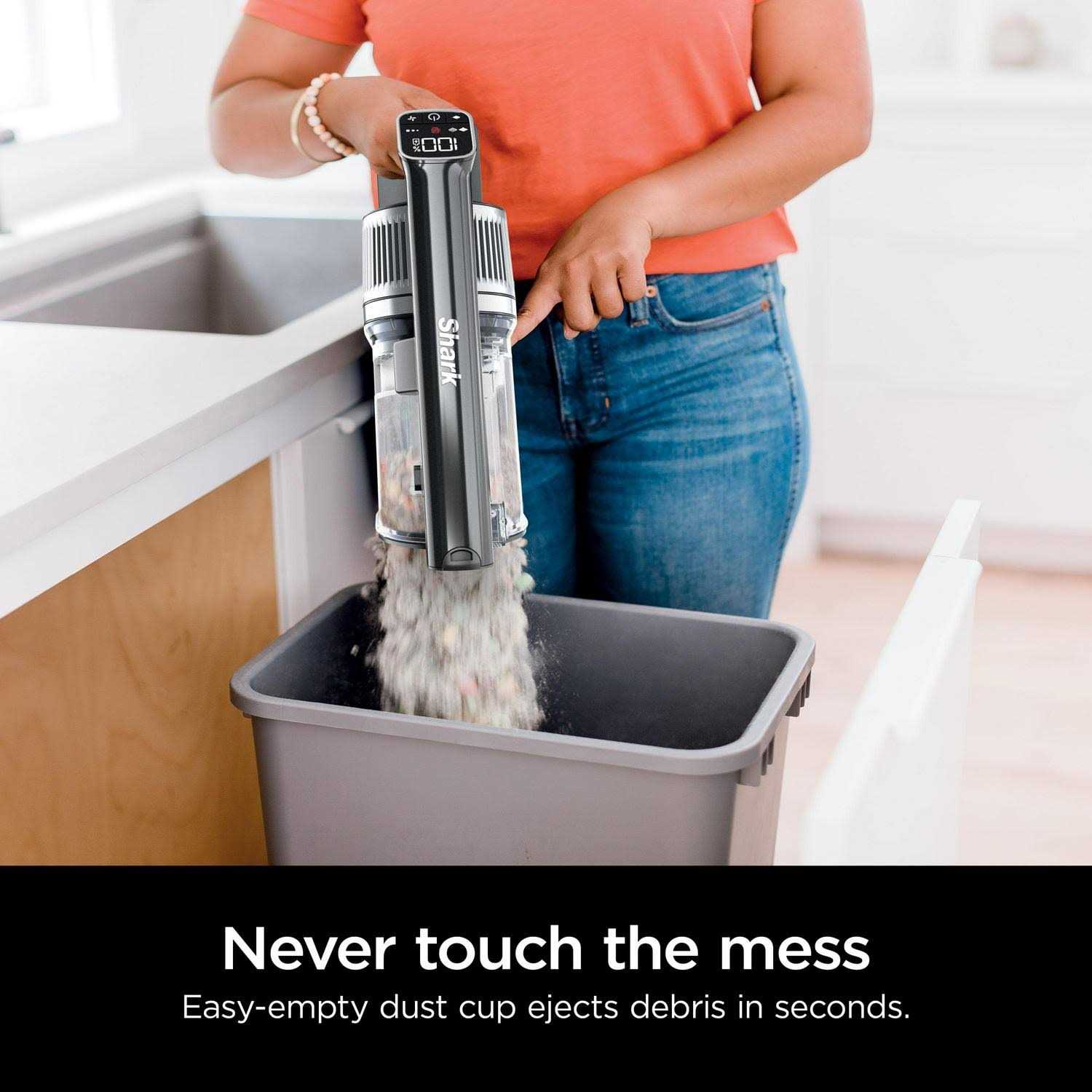 Shark Cordless Pro Stick Vacuum Cleaner with Powerfins Brushroll Crevice Tool & Dusting Brush Included WZ531H