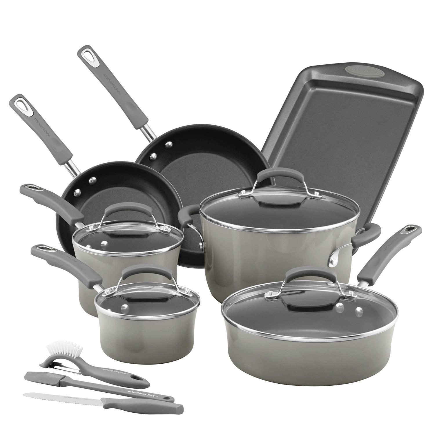 Rachael Ray Brights 14-Piece Cookware Set