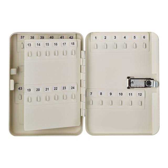 AdirOffice 48-Key Steel Secure Key Cabinet with Combination Lock