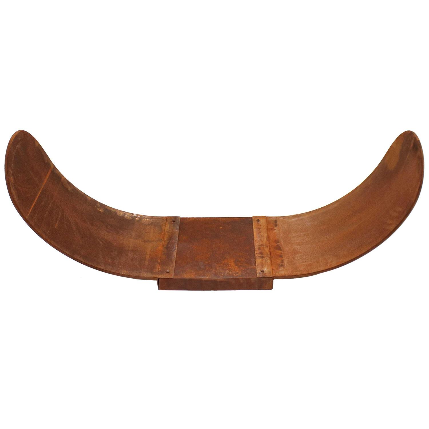 Sunnydaze 4′ Rustic Outdoor Curved Firewood Log Rack