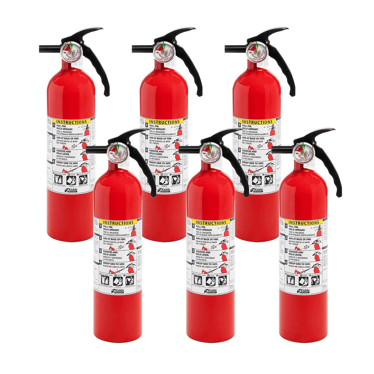 Kidde Fire Extinguisher for Home 1-A:10-B:C