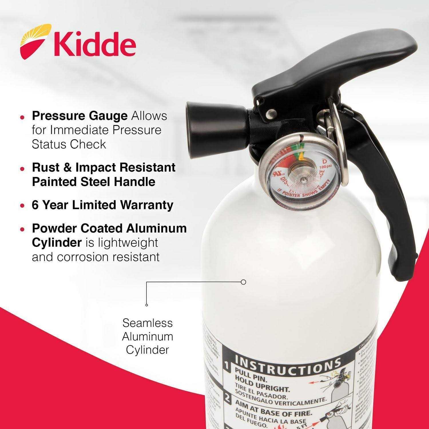 Kidde Fire Kitchen Fire Extinguisher 21008173MTL