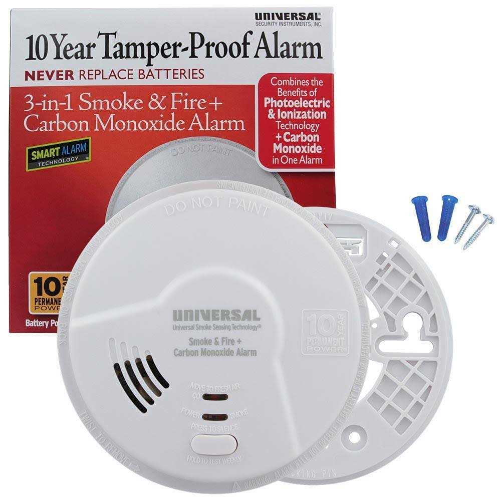 USI 3-in-1 Smoke, Fire and Carbon Monoxide Smart Alarm 10 Year Sealed Battery
