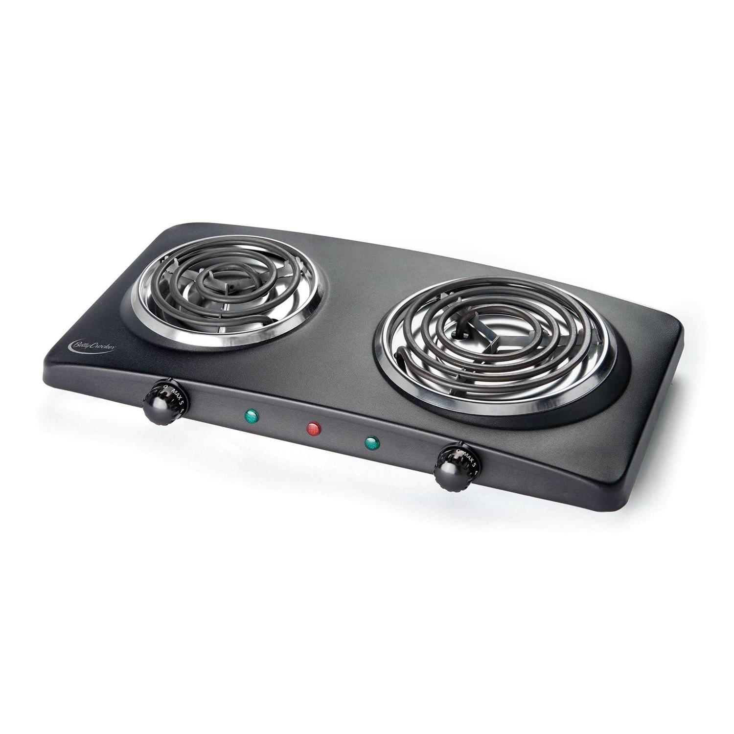 Betty Crocker Bc-2591cb Portable Double Burner