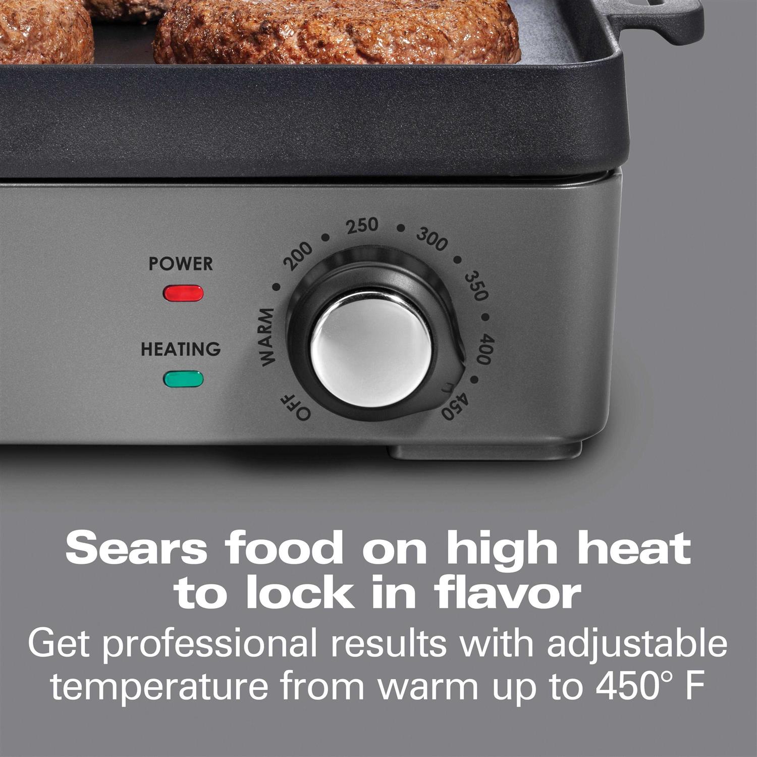 Hamilton Beach Professional Cast Iron Electric Grill