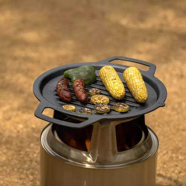 Solo Stove Ranger Cast Iron Grill Top + Hub