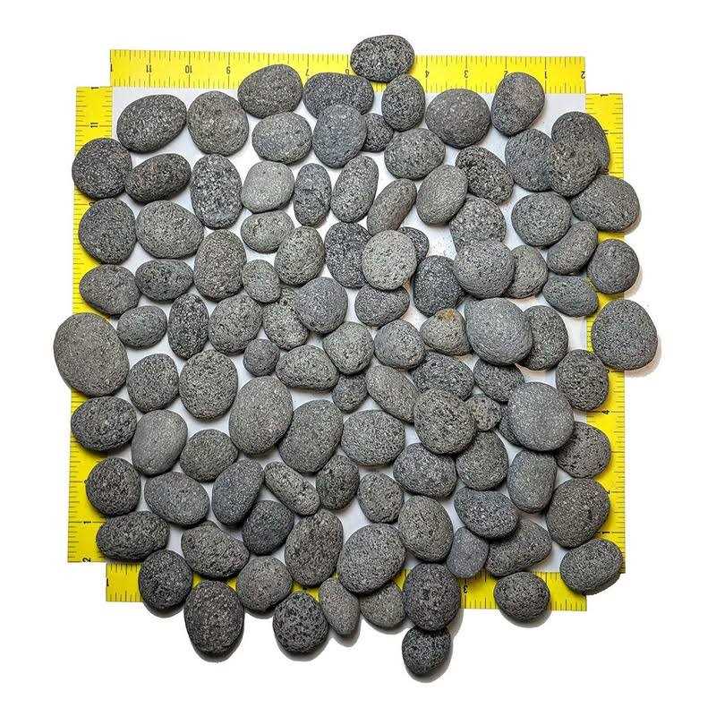 Midwest Hearth 100% Natural Lava Stones for Gas Fire Pit and Fireplace
