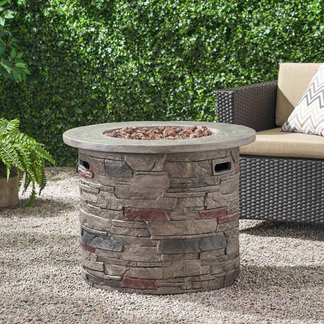 cultiplin Ariana Propane GAS Fire Pit Gray