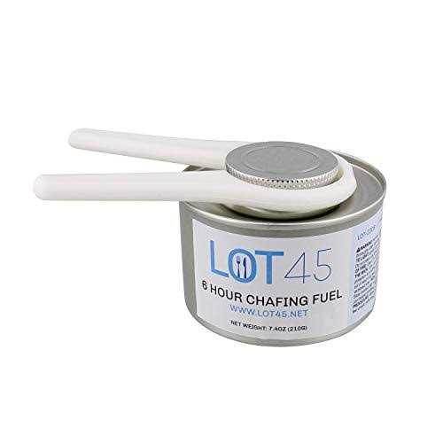 Lot45 Buffet Food Warmers for Parties 6 Hour Chafing Dish Fuel Cans