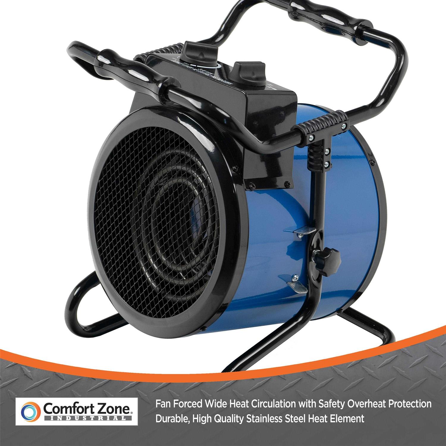 World & Main 240V Comfort Zone Industrial Heater