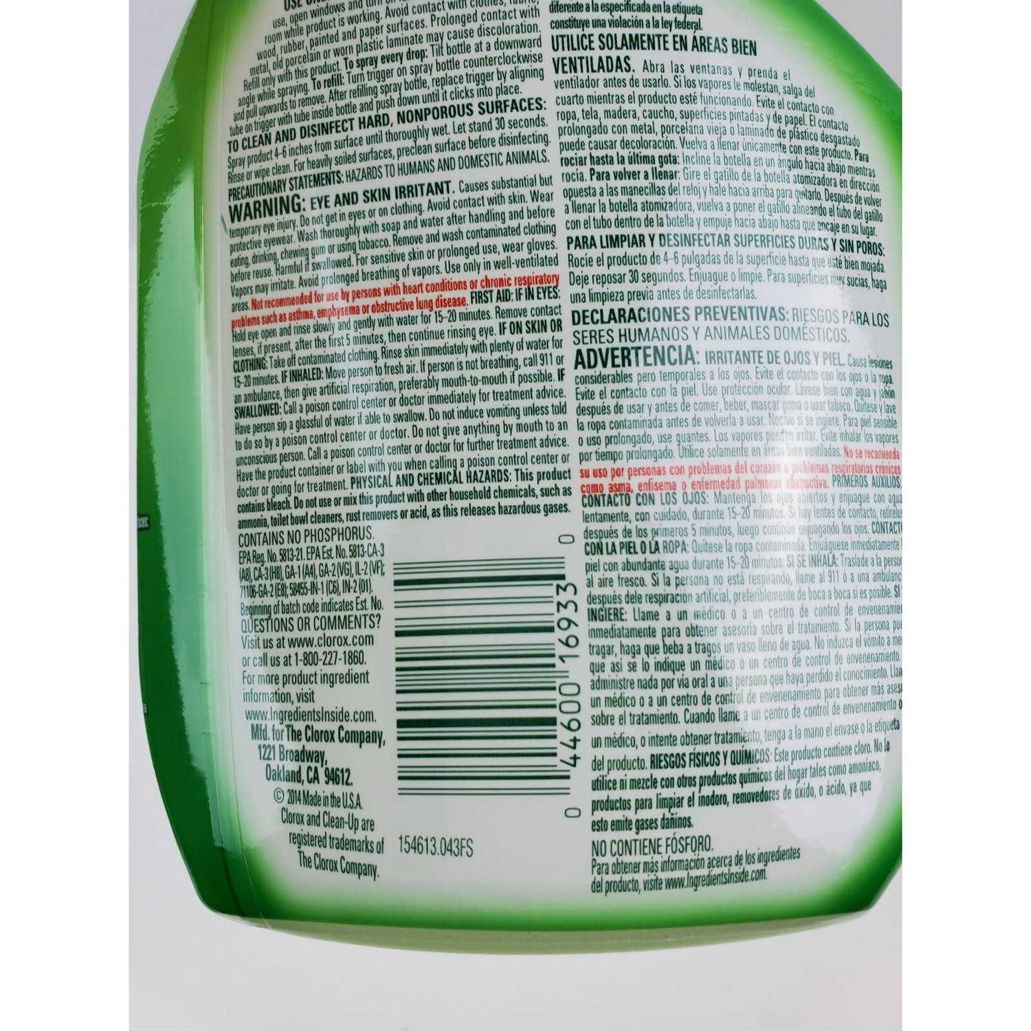 Clorox Clean-Up Cleaner Spray with Bleach