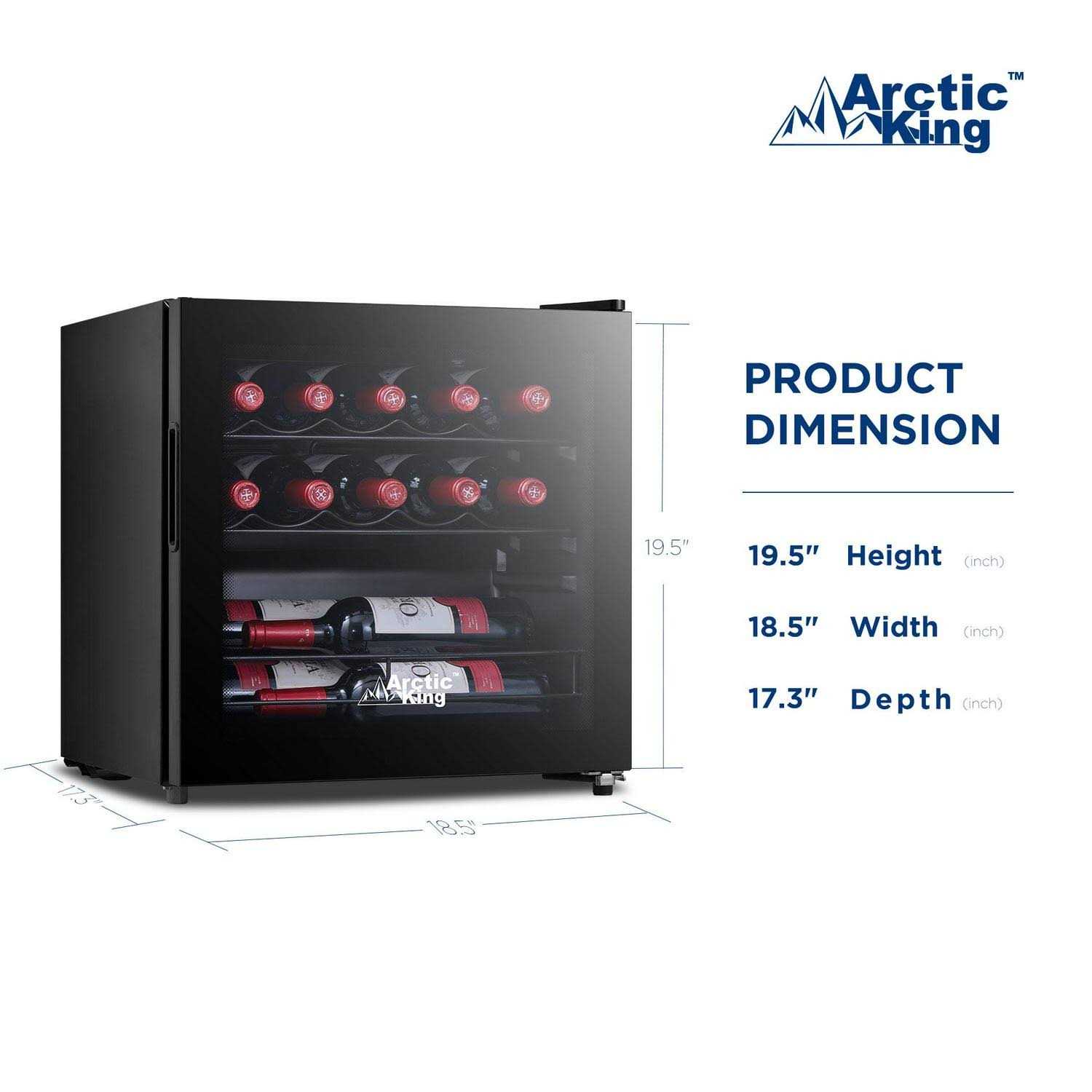 Arctic King 14-Bottle Wine Cooler ARW14B0ABB