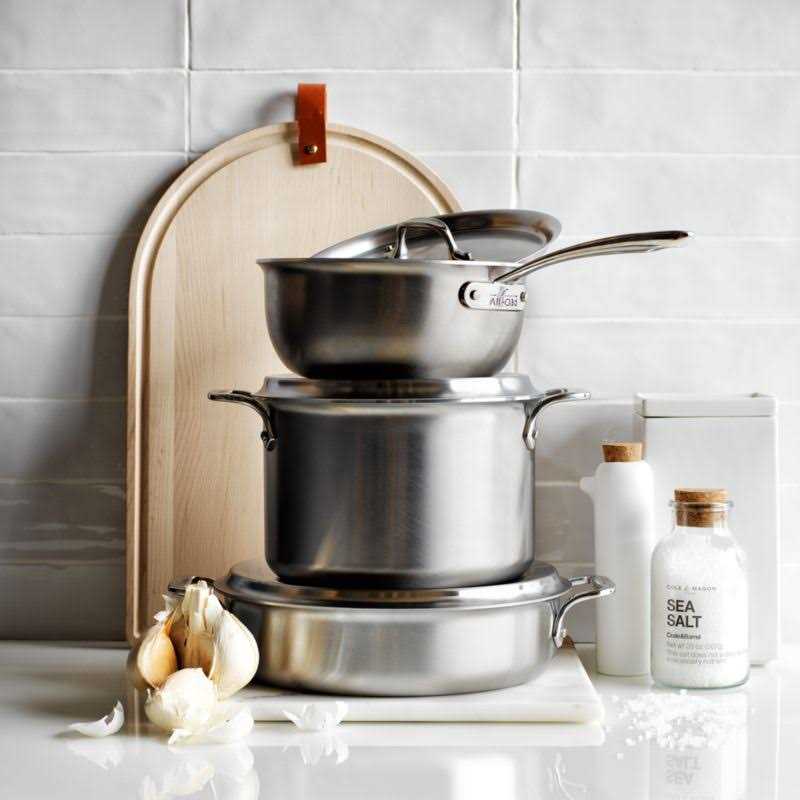 All-Clad d3 Curated 2.5-Quart Saucier with Lid