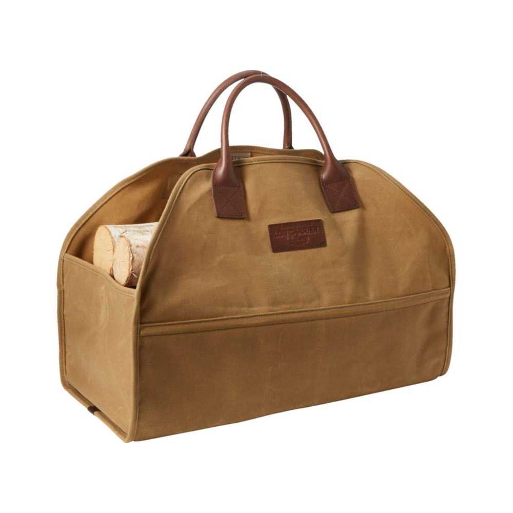 L.L.Bean Waxed-Canvas Log Carrier