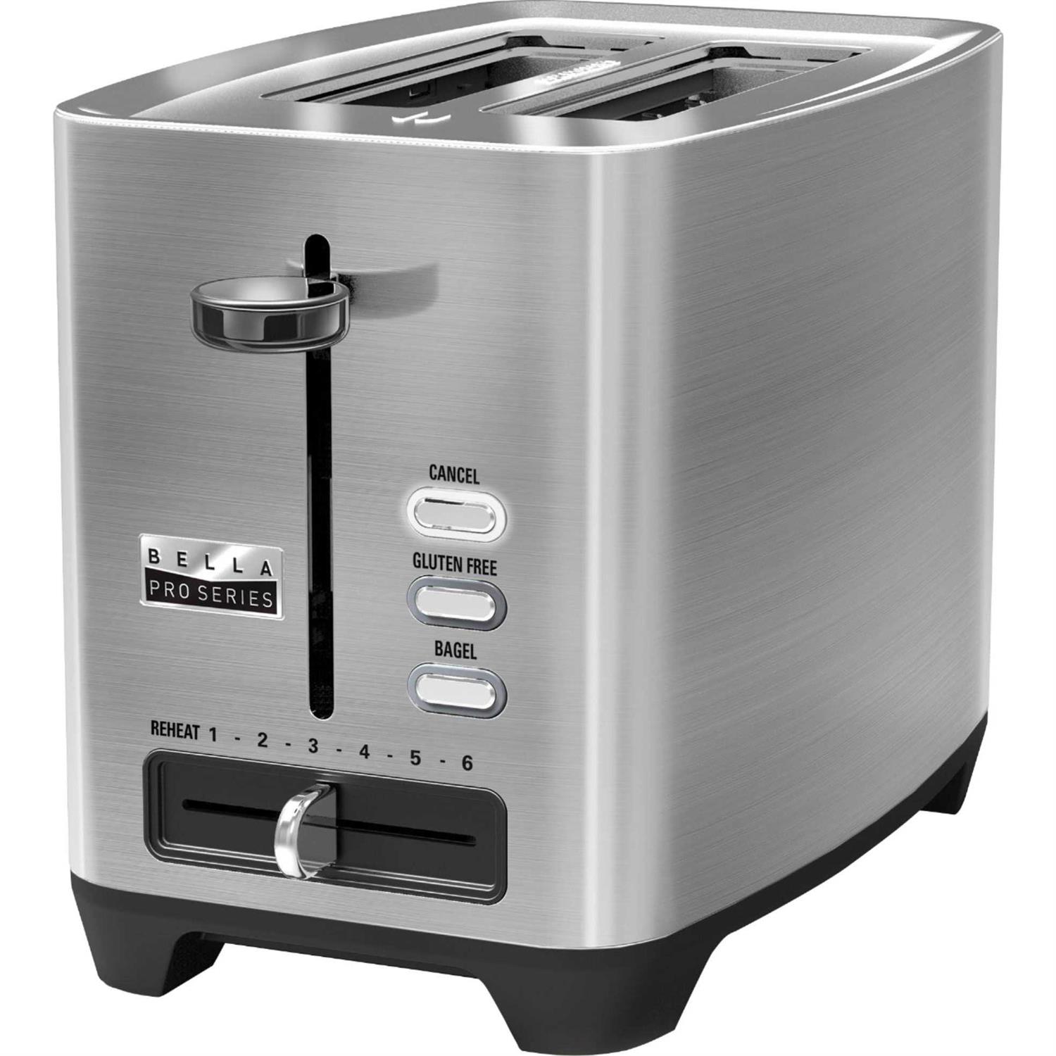 Bella Pro Series 2-Slice Extra-Wide-Slot Toaster
