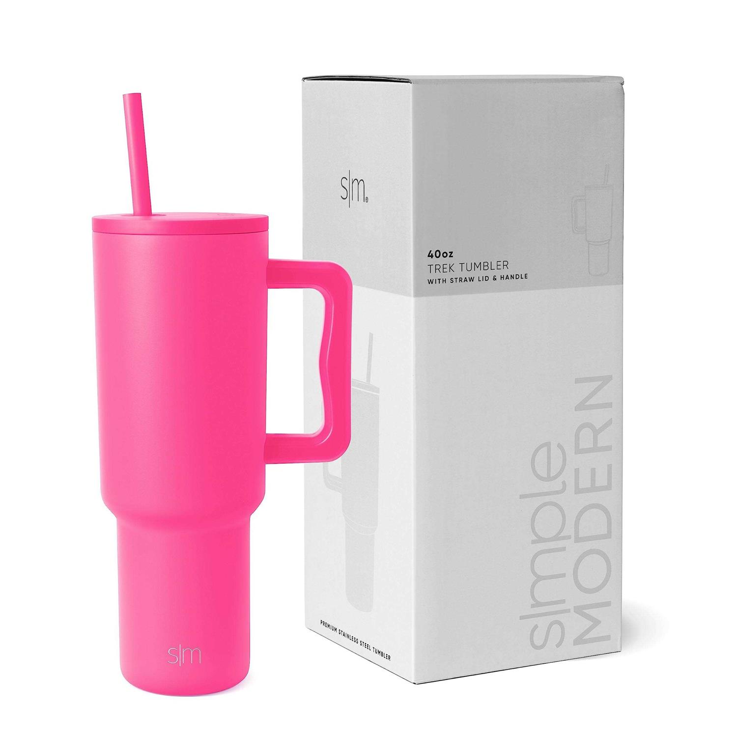 Simple Modern 40 oz Tumbler with Handle and Straw Lid