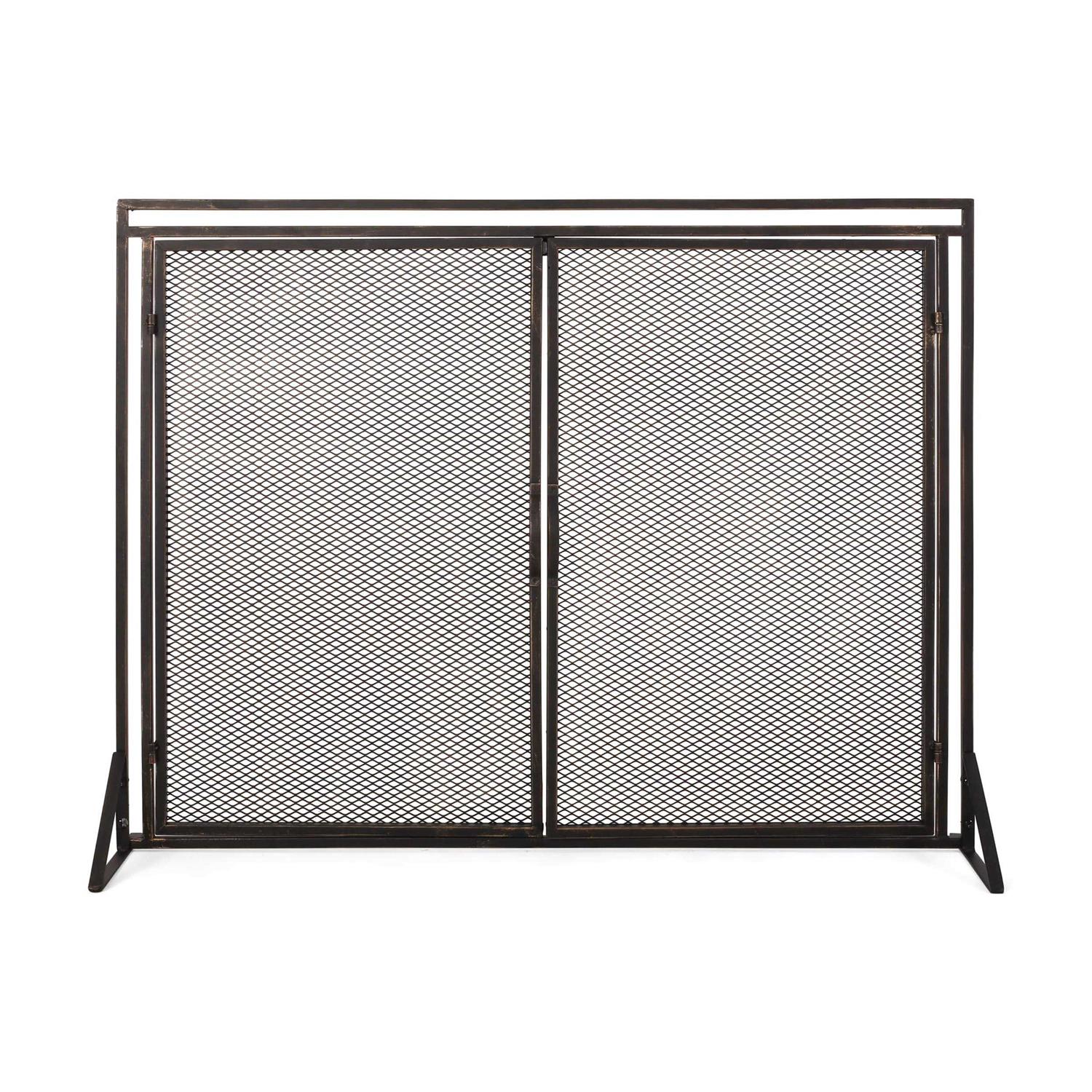 Christopher Knight Home Novia Iron Fireplace Screen