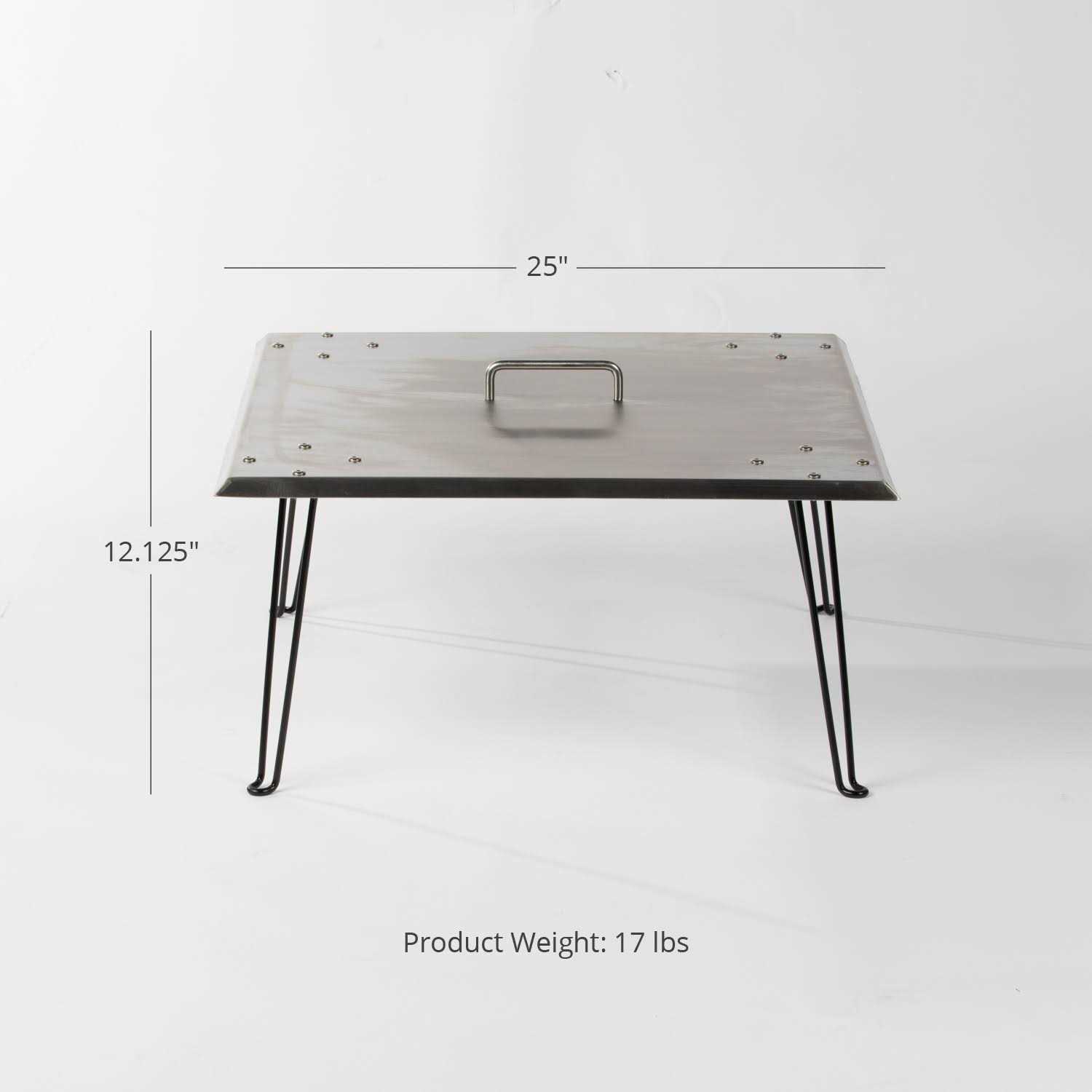 Titan Great Outdoors Fire Pit Heat Deflector, Pushes Heat Down and Out