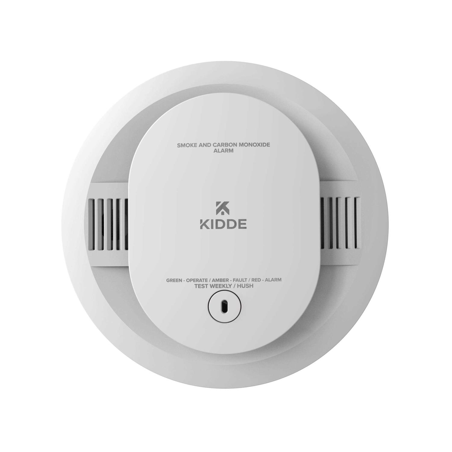 Kidde Battery Operated Smoke & Carbon Monoxide Detector with LED Lights & Voice Alerts 21032089