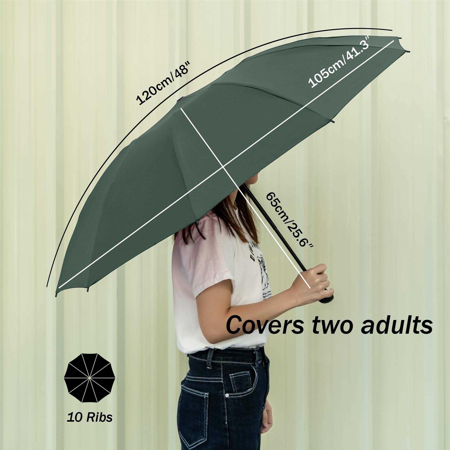 Chakipee Travel Umbrella Compact Windproof Portable Umbrellas for Rain and Sun