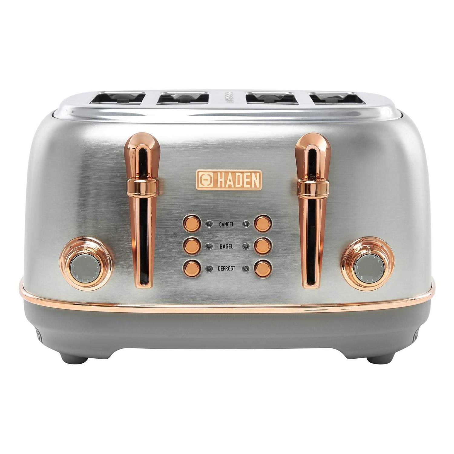 Haden Heritage 4-Slice Wide Slot Toaster