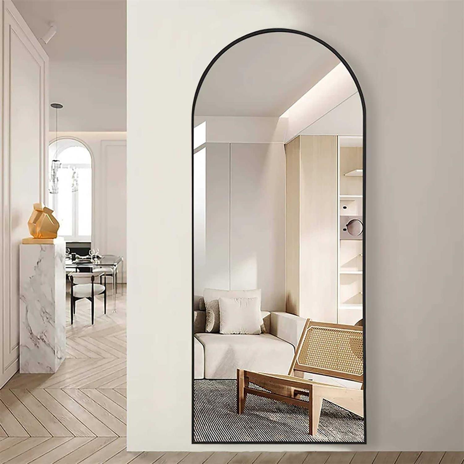 Zmycz Full Length Mirror 65×22 Floor Mirror With Stand Hanging Or