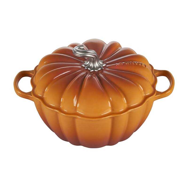 Le Creuset 4 Qt. Cast Iron Pumpkin Cocotte