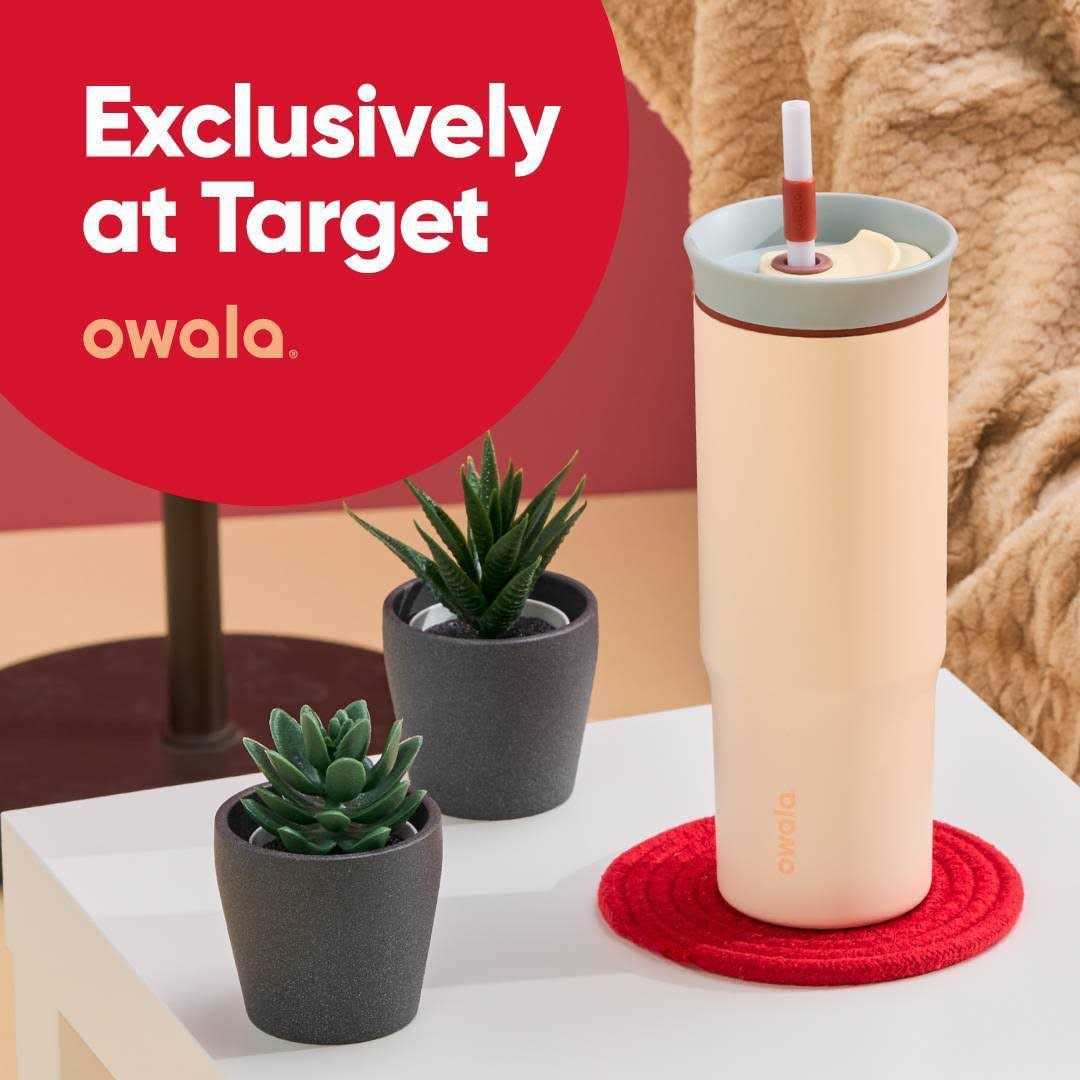 Owala 24oz Stainless Steel Straw Tumbler