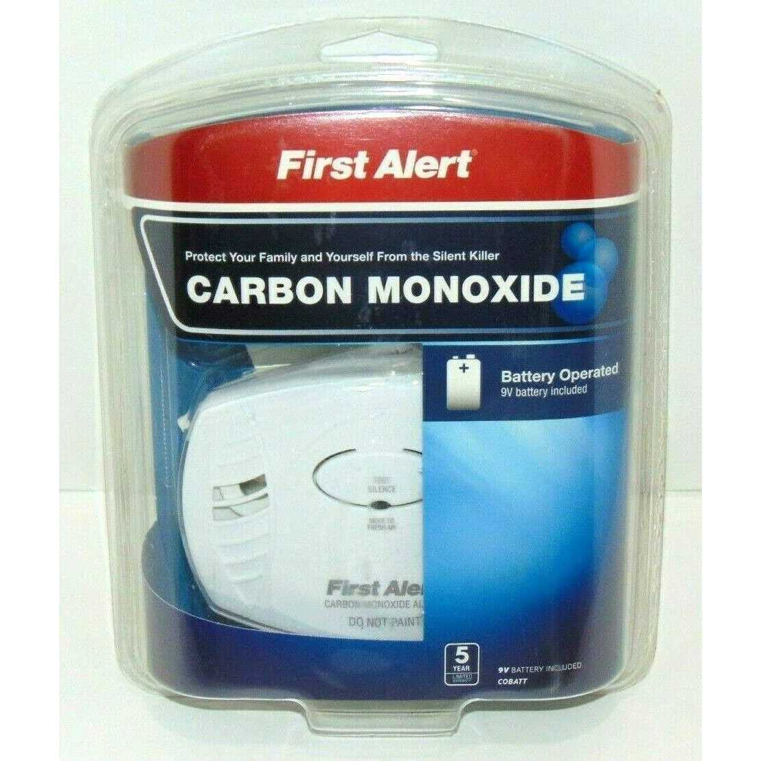 First Alert CO400 Battery Powered Carbon Monoxide Detector