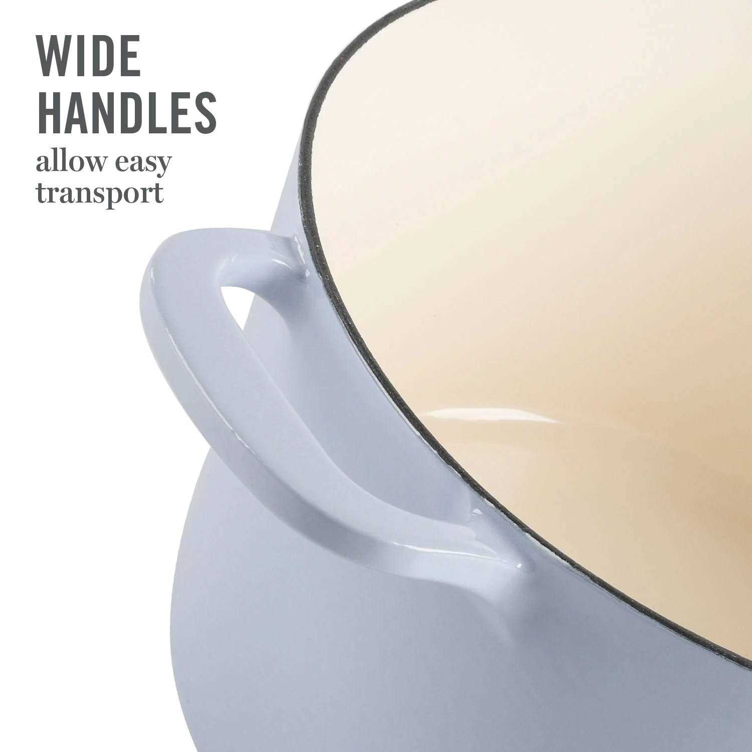 Martha Stewart Gatwick 7 qt Enamel Cast Iron Dutch Oven