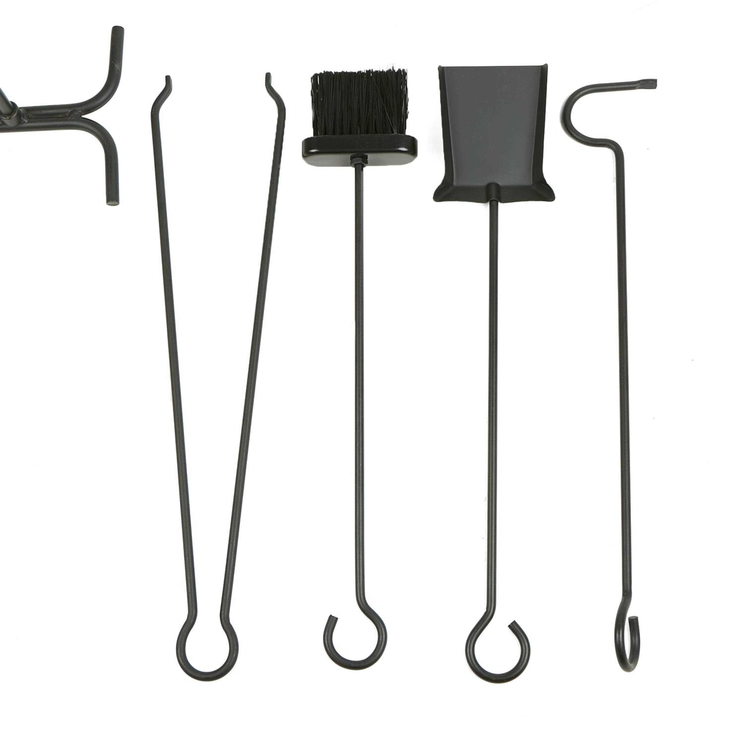 Mind Reader 4-Piece Fireplace Tool Set