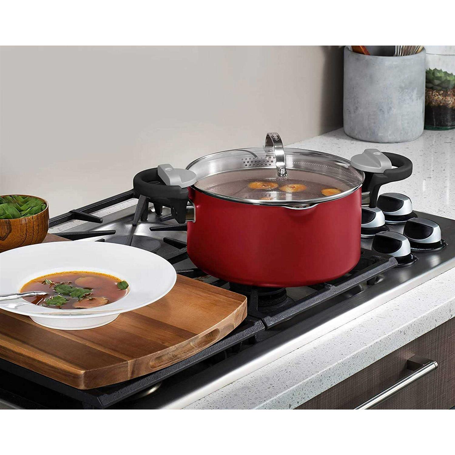 Gotham Steel Pasta Pot Twist and Lock Handles