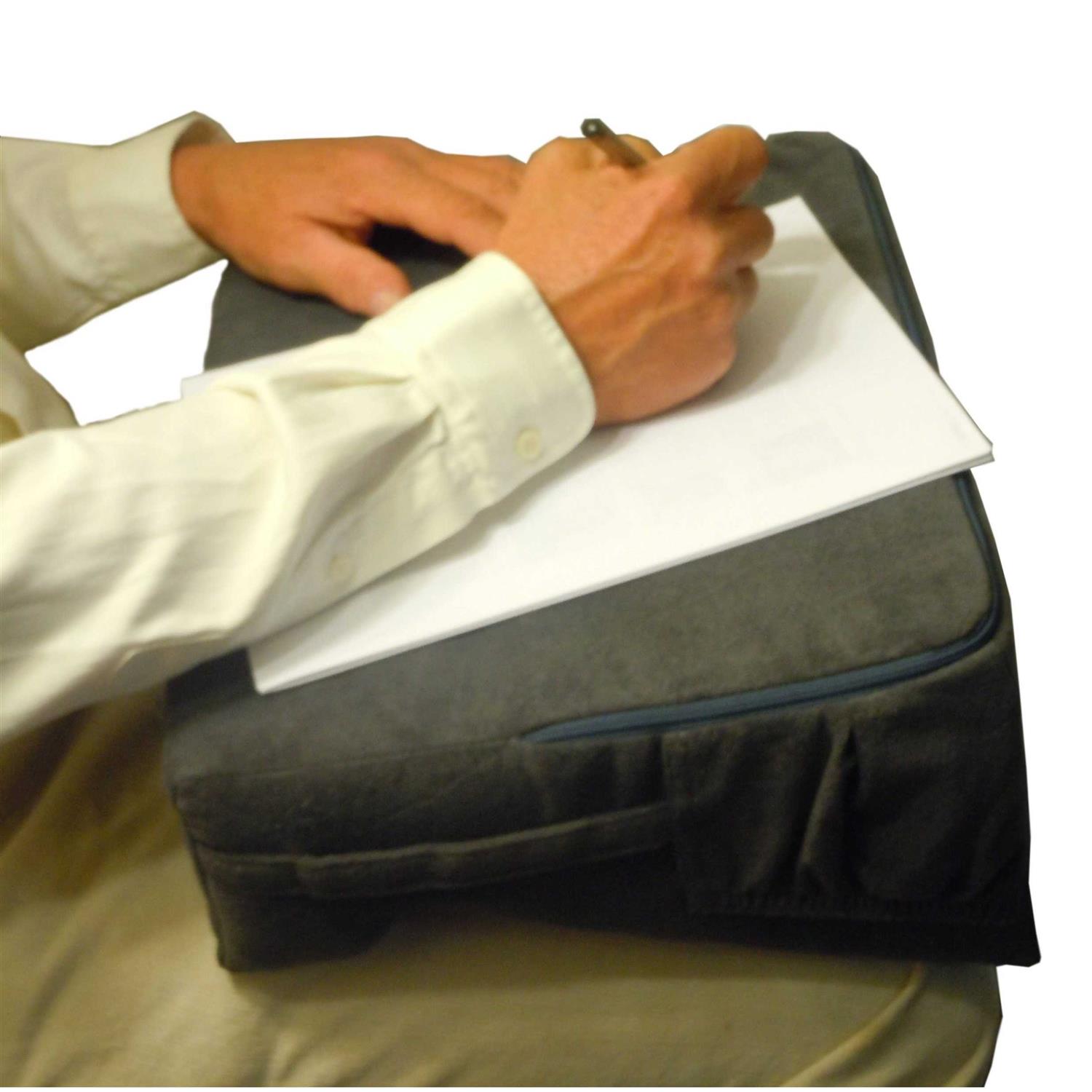 Tip Pedic. Laptop Easel Lap Desk Pillow. Ergonomic Laptop Computer Desk & Desktop Book Stand with Orthopedic Wrist Support