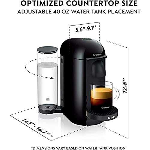 Nespresso VertuoPlus Coffee and Espresso Maker by Breville