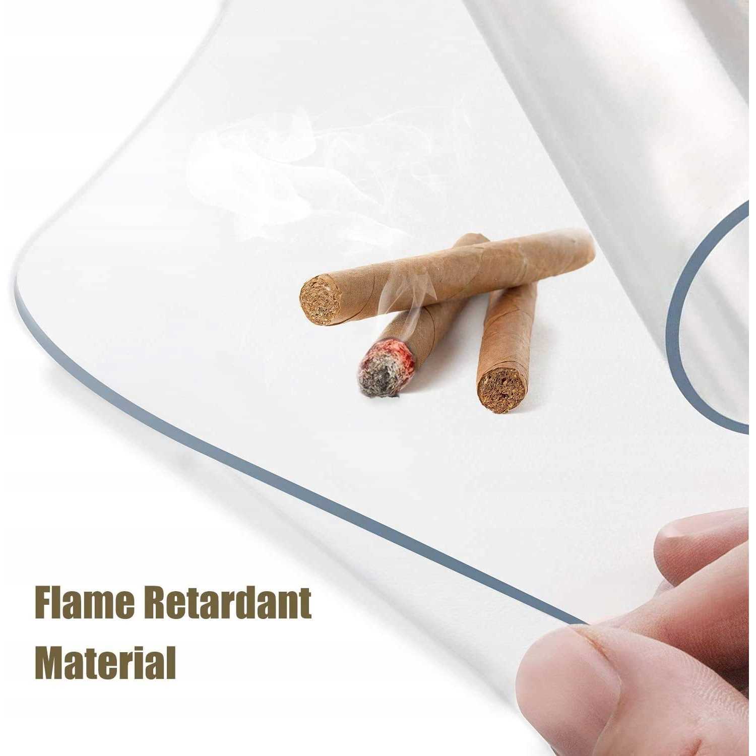 Kuyal Clear Chair Mat Hard Transparent Floor Mat Office & Home