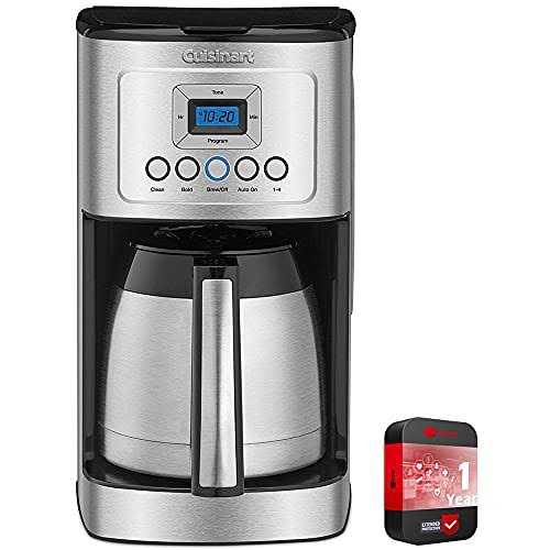 Cuisinart DCC-3400 12-Cup Programmable Thermal Coffeemaker and Grinder Bundle