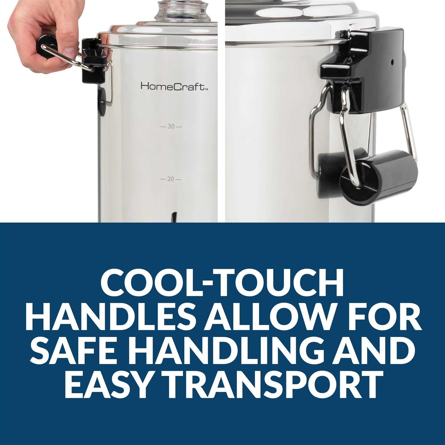 HomeCraft Quick-Brewing Automatic 30-Cup Coffee Urn