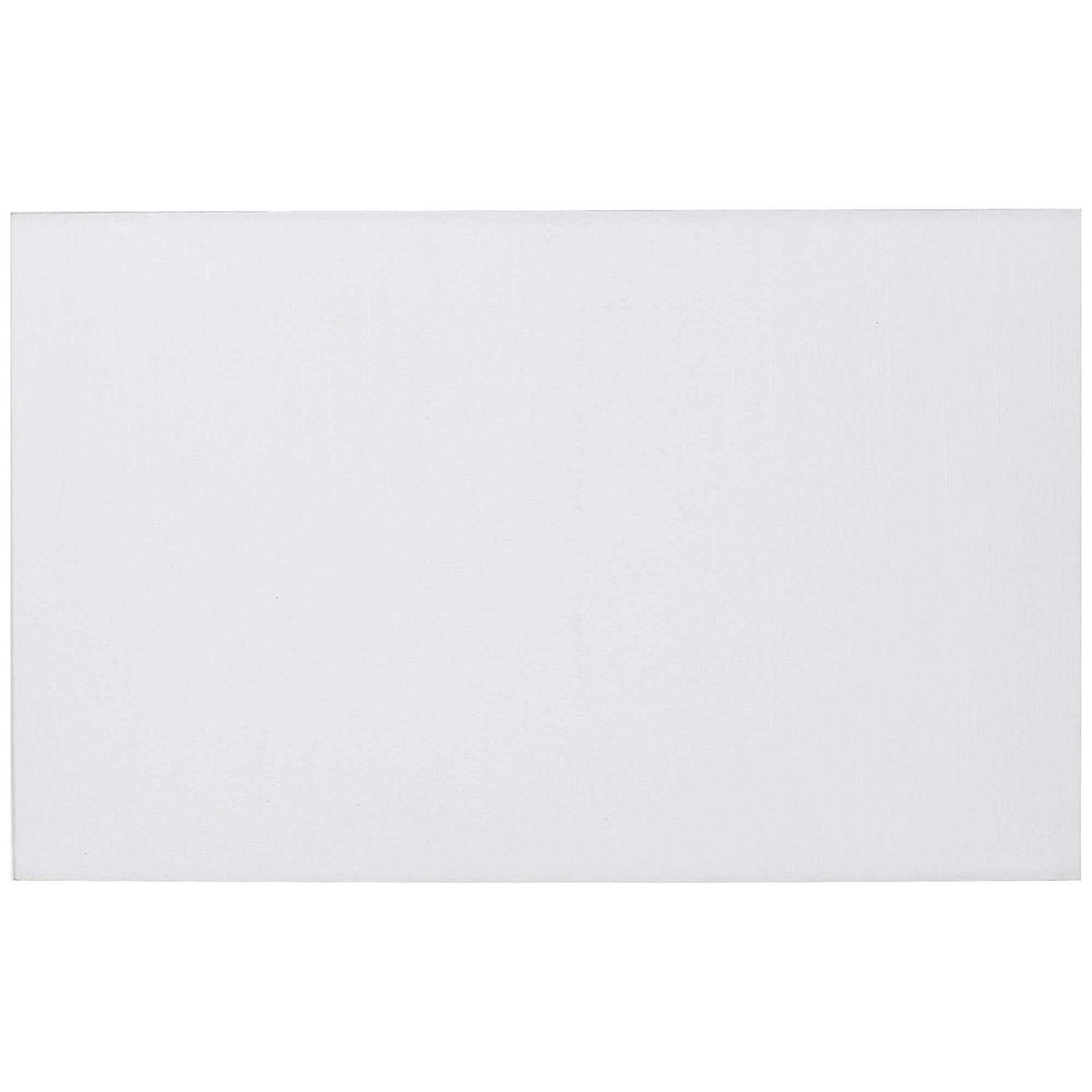 Springcrest White Medium Rectangular Hardback Lamp Shade 16 Wide x 8 Deep x 10 High Replacement with Harp and Finial