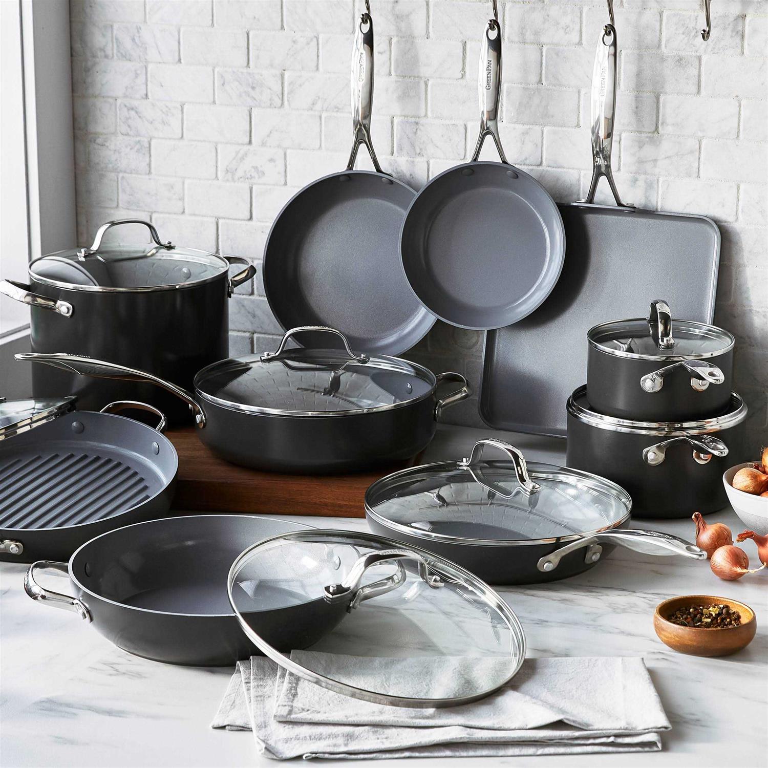 GreenPan Valencia Pro Ceramic 11-Piece Cookware Set