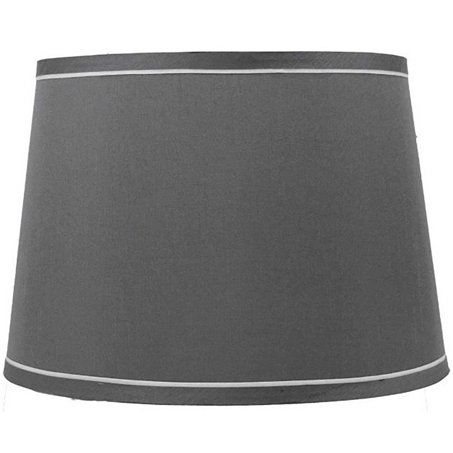 Urbanest French Drum with White Trim Lampshade
