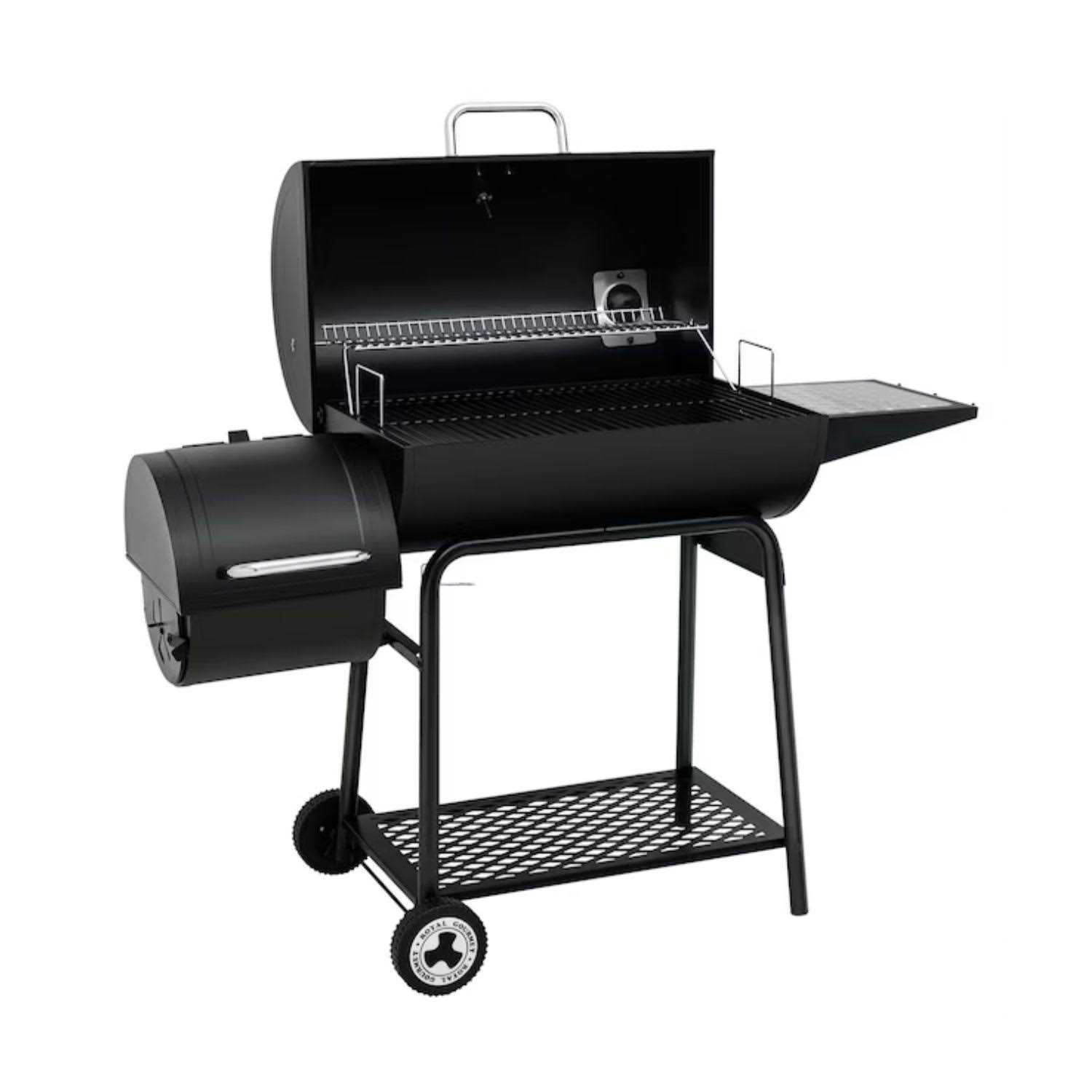 Royal Gourmet Cc1830M 30-Inch Barrel Charcoal Grill with Offset Smoker