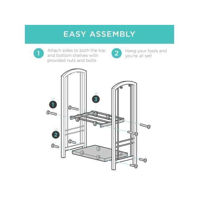 Best Choice Products 5-Piece Firewood Log Rack Holder Tools Set for Fireplace w/ Hook
