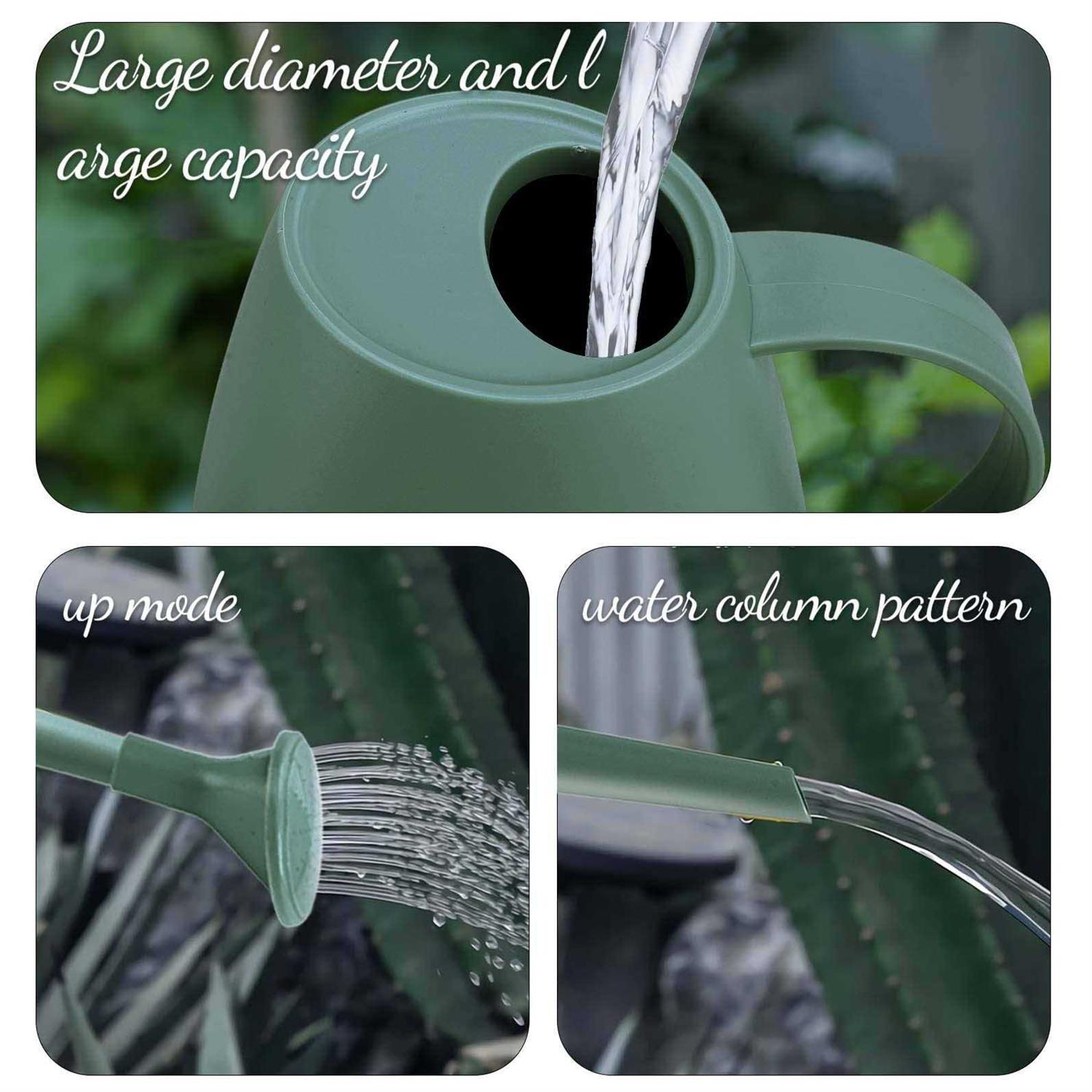 Etarewilt Watering Can for Indoor Outdoor Plants Modern Small Watering Cans with Removable Nozzle